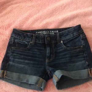american eagle super stretch jean shorts